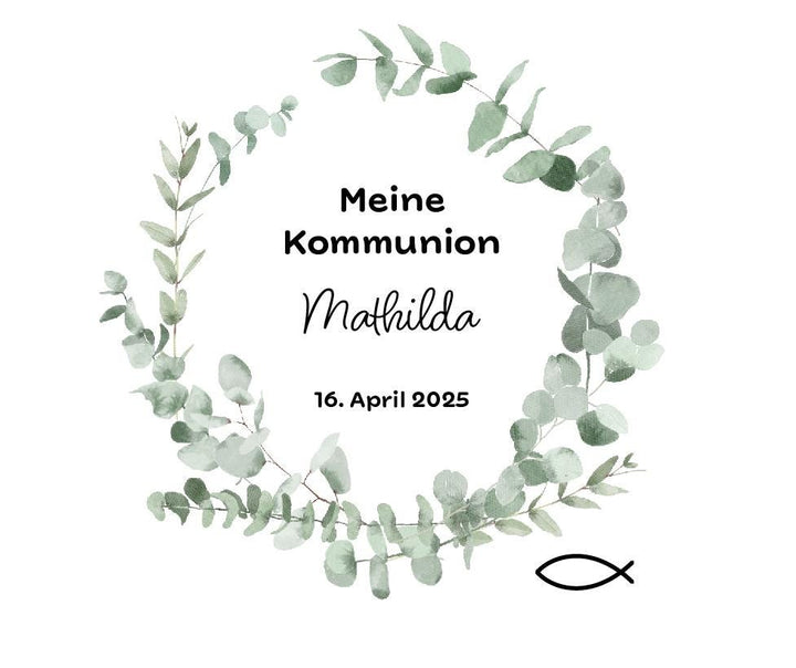 Fotoalbum zur Konfirmation oder Kommunion mit Namen