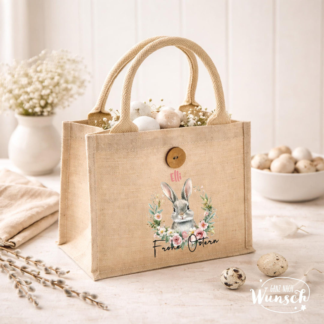 Mini-Ostergeschenktasche mit Namen