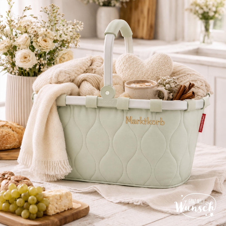 Reisenthel Carrybag personalisiert – Einkaufskorb mit Stickerei