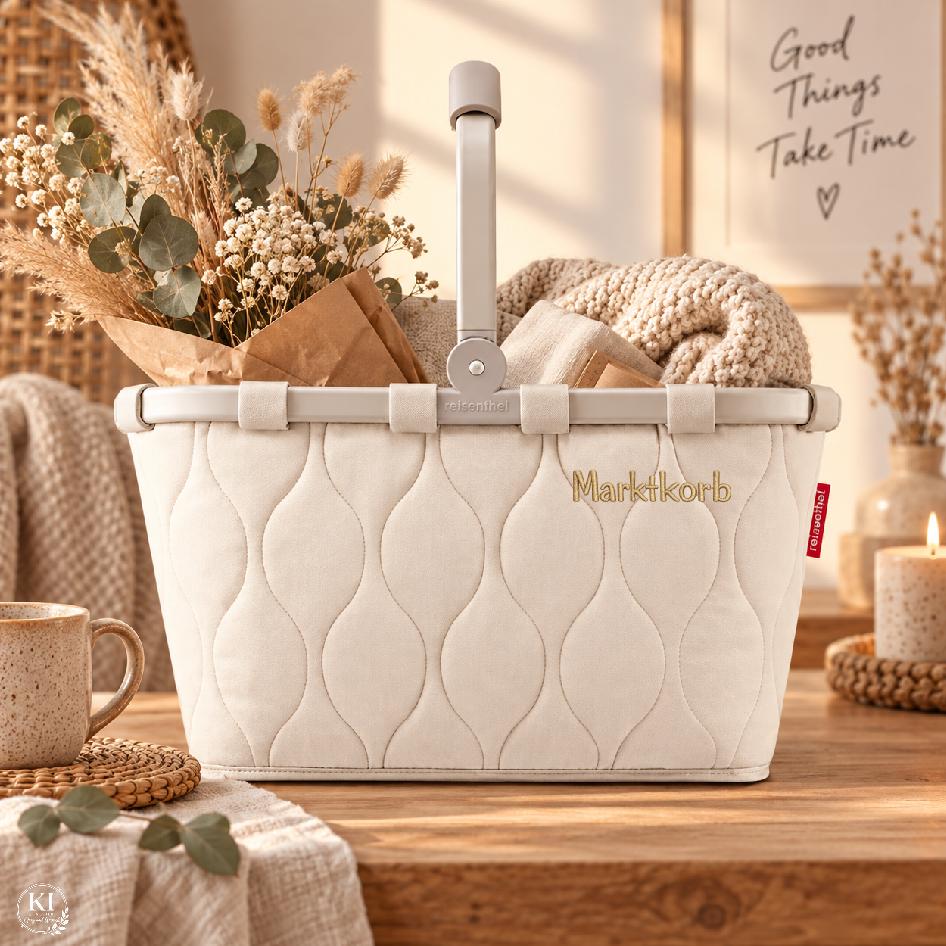 Reisenthel Carrybag Puffer mit Namen bestickt – einzeln oder als Mama-Kind-Set