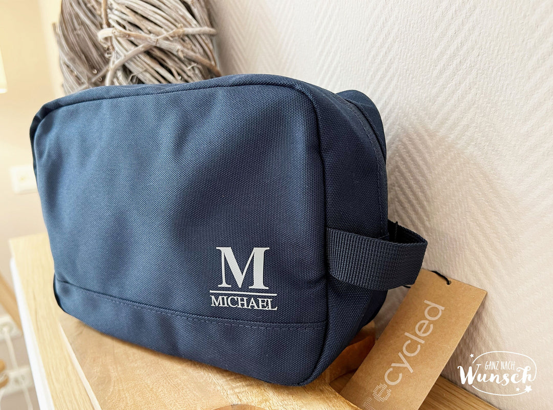 Kulturtasche recycelt mit Namen – Ansicht 3