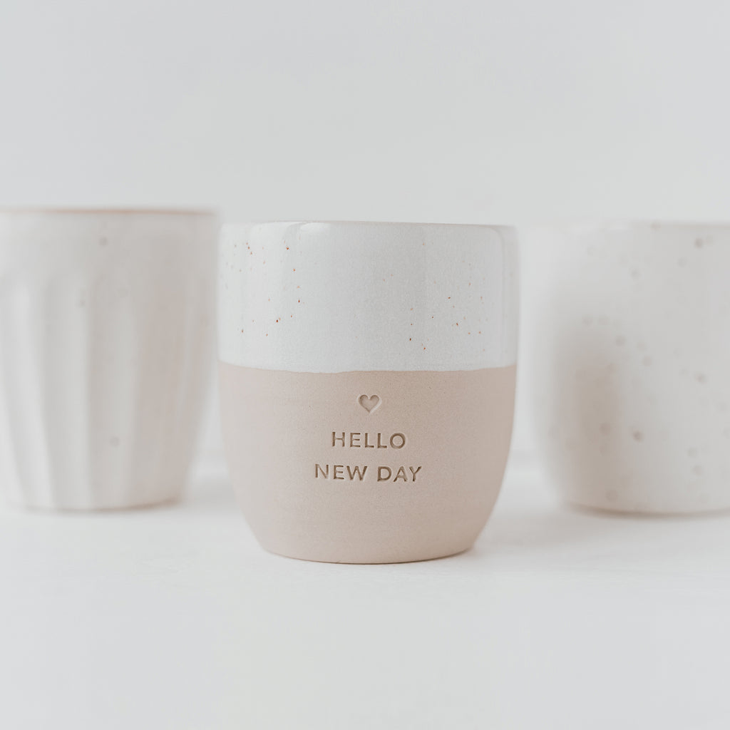 Eulenschnitt - Hello New Day - Becher