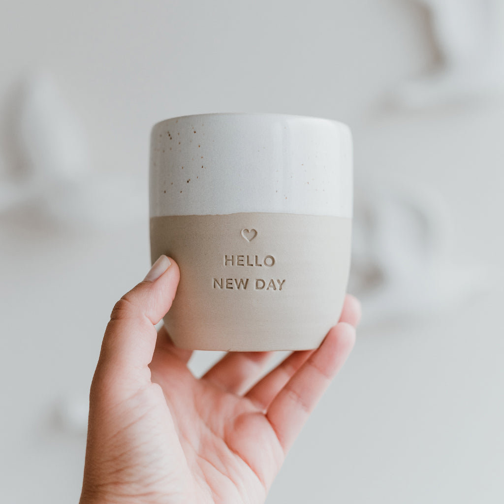 Eulenschnitt - Hello New Day - Becher