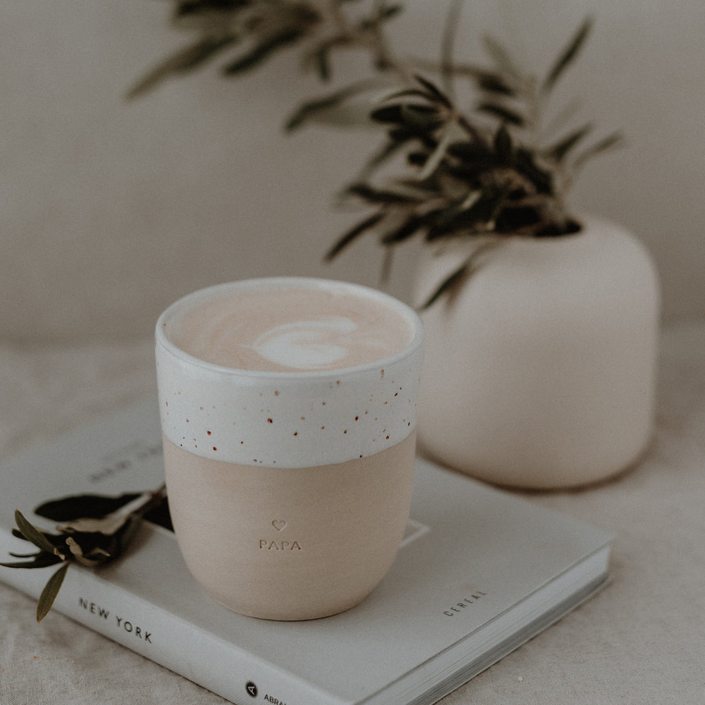 Eulenschnitt - Papa - Becher