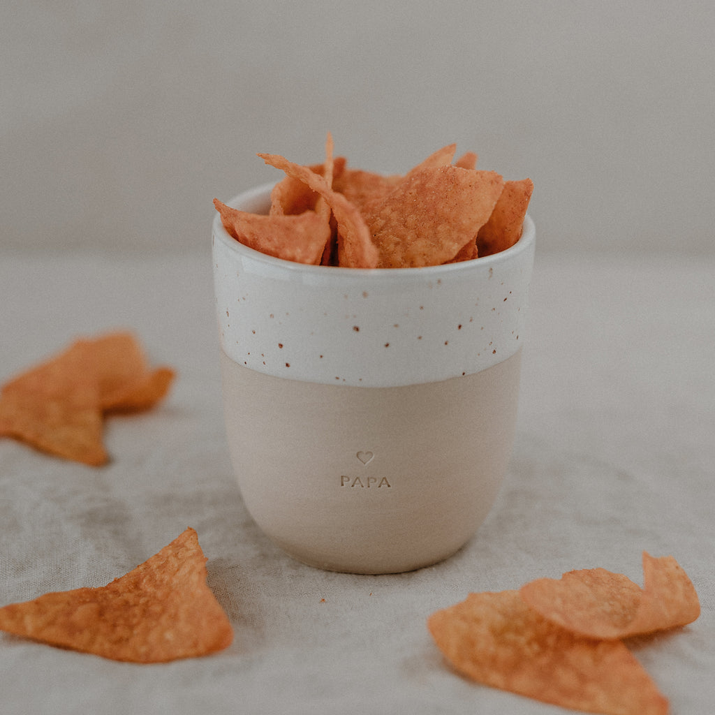 Eulenschnitt - Papa - Becher