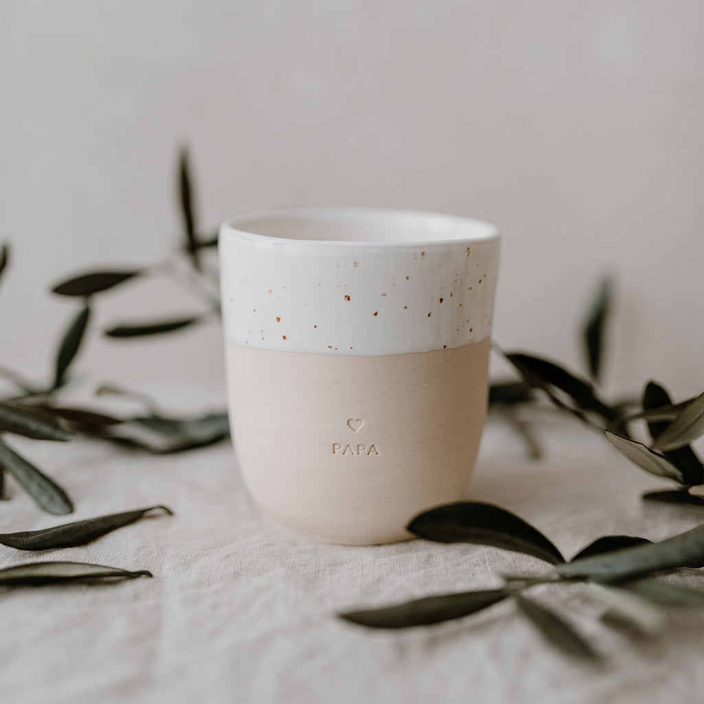 Eulenschnitt - Papa - Becher