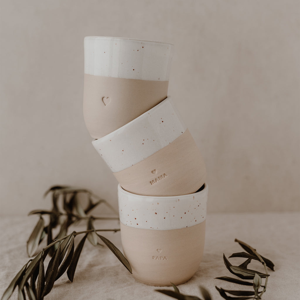 Eulenschnitt - Papa - Becher