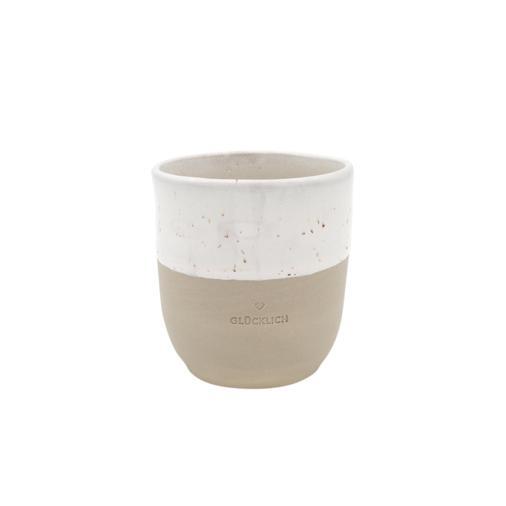 Eulenschnitt - Glücklich - Becher