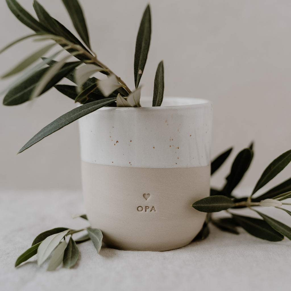 Eulenschnitt - Opa - Becher