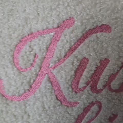 Kissenbezug 50x50 | Stick | Geschenk | Weihnachten | Deko Kissen | liebevoll gestaltet | Kuschelkissen | Merry Christmas | Rentier