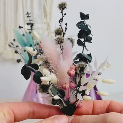 Mini Blumen | Boho Trockblumenstrauß | Trockenblumen | kleiner Blumenstrauß | Blumenmädchen | Muttertag