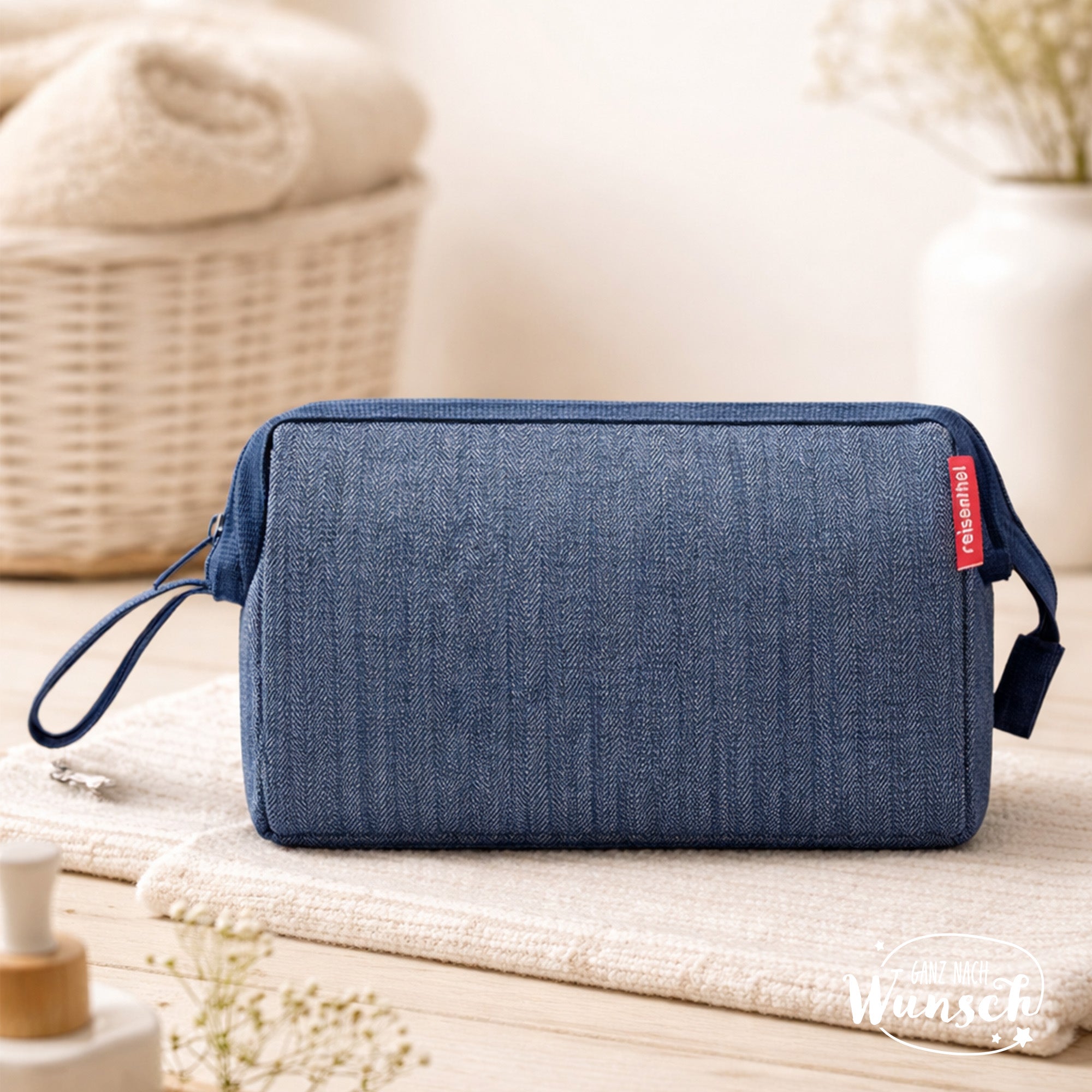 Kosmetiktasche | Personalisierter Kosmetikbeutel | Kulturbeutel | Schminktasche | Reisenthel | für die Reise | Geschenk Reise