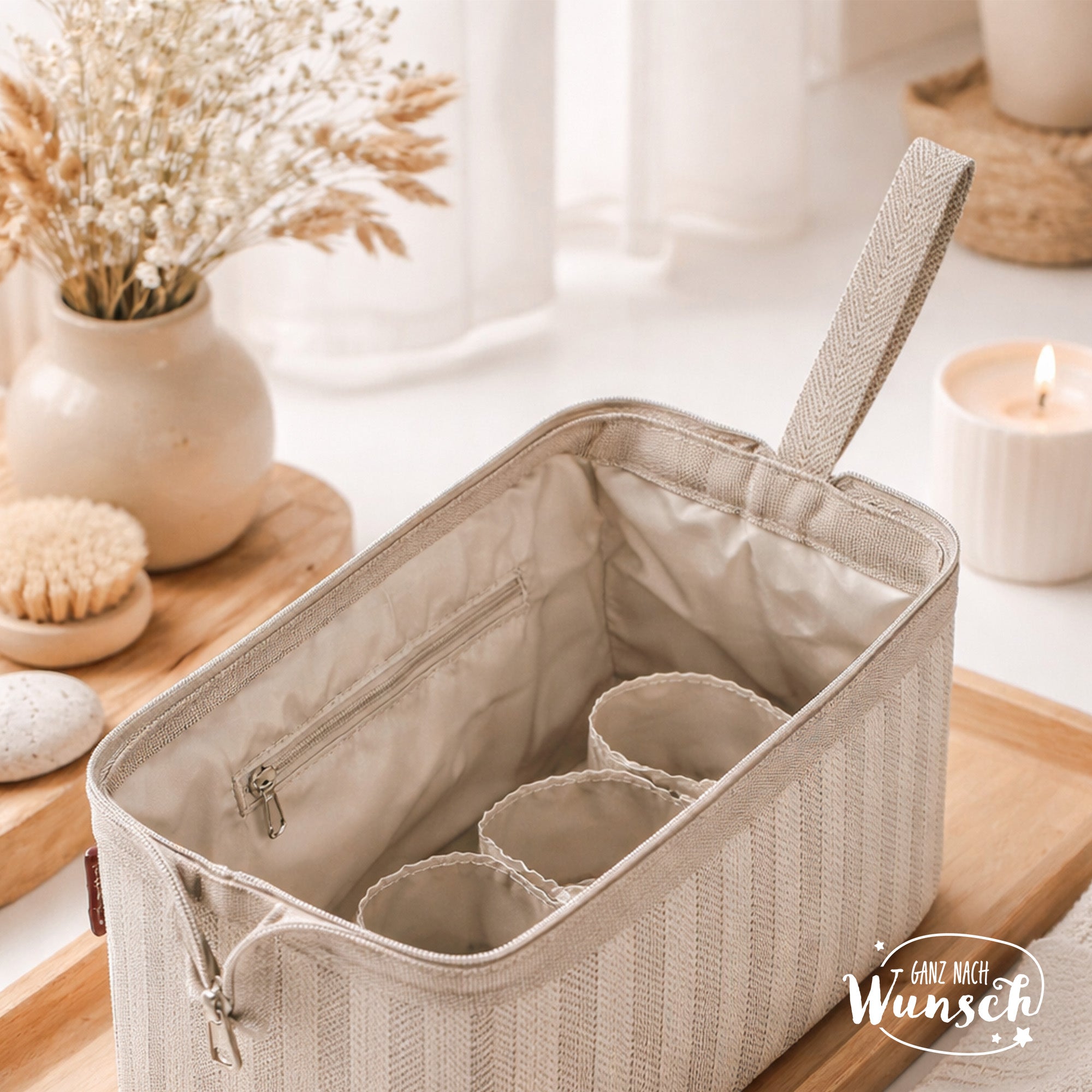 Kosmetiktasche | Personalisierter Kosmetikbeutel | Kulturbeutel | Schminktasche | Reisenthel | für die Reise | Geschenk Reise