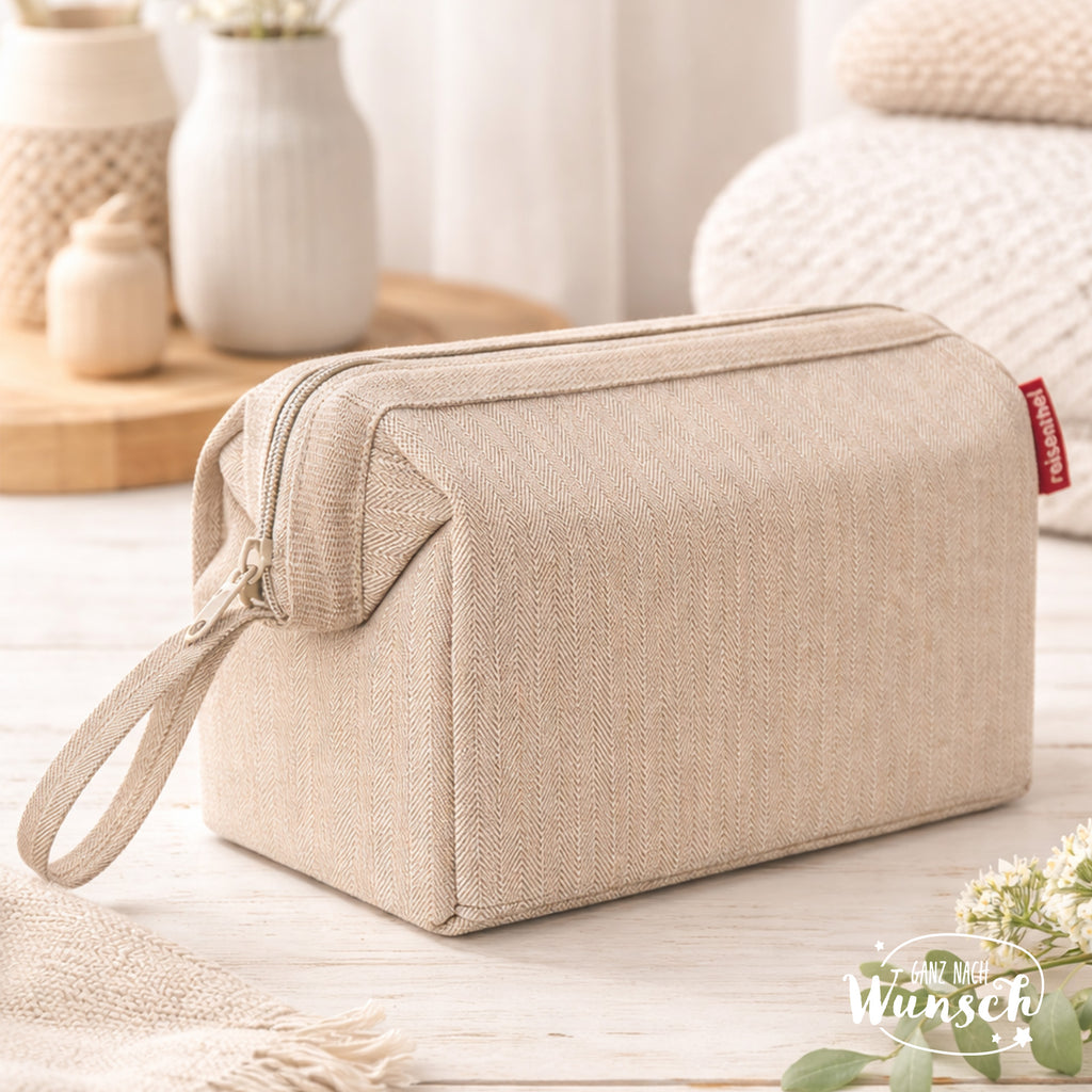 Kosmetiktasche | Personalisierter Kosmetikbeutel | Kulturbeutel | Schminktasche | Reisenthel | für die Reise | Geschenk Reise