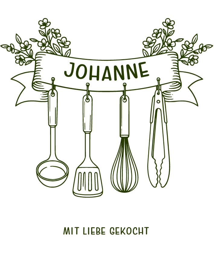 Schürze „Mit Liebe gekocht“ – Ansicht 4