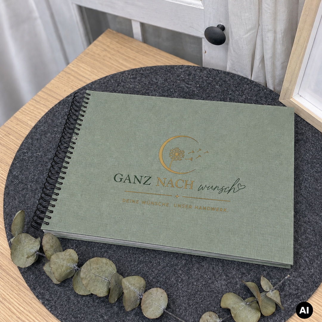 Spiralalbum selbst gestalten – eigenes Foto & Text – Fotoalbum Wunschdesign