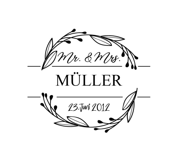 Windlicht „Mr &amp; Mrs“ – Ansicht 2
