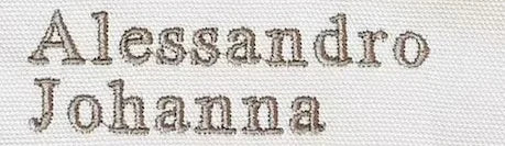 Stickschrift 04: Times New Roman